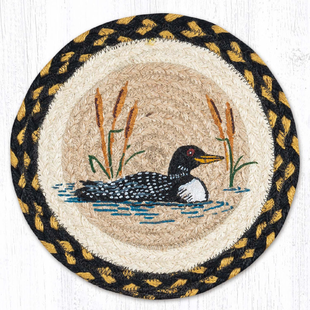 MSPR-043 Loon Cattail 10" Trivet