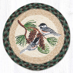 MSPR-577 Chickadee Pinecone 10" Trivet