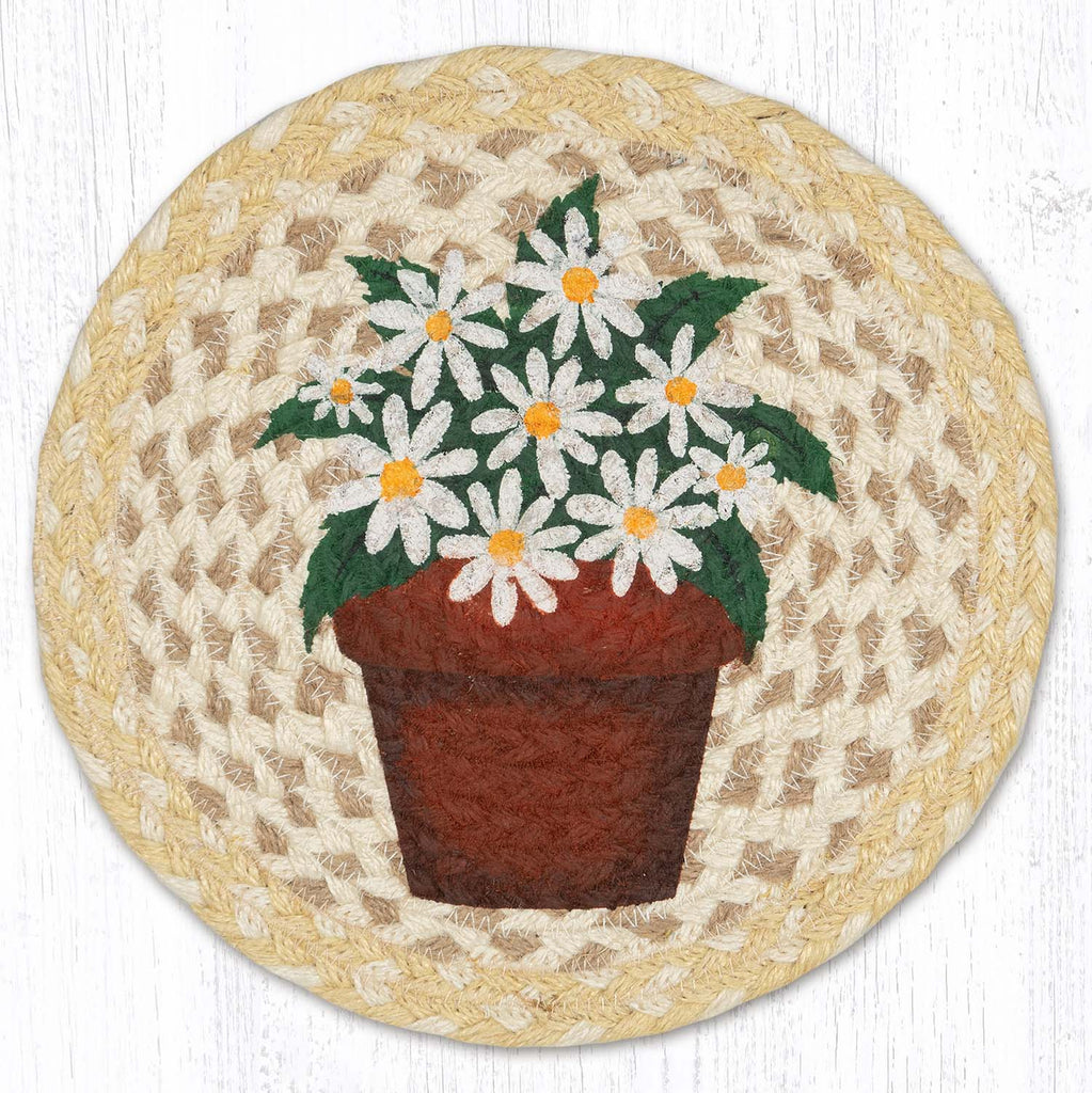 MSPR-880 Daisy Clay Pot 10" Trivet