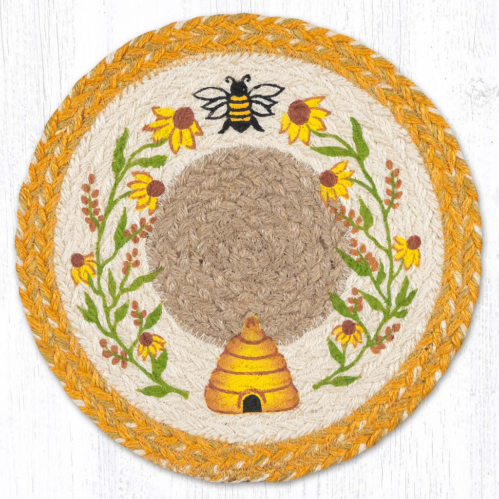 MSPR-9-101 Wildflower Bees Trivet