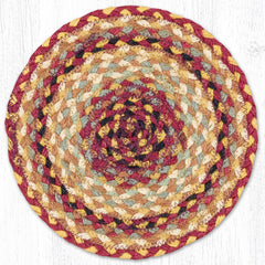 MS-357 Burgundy/Gray/Cream Miniature Trivet