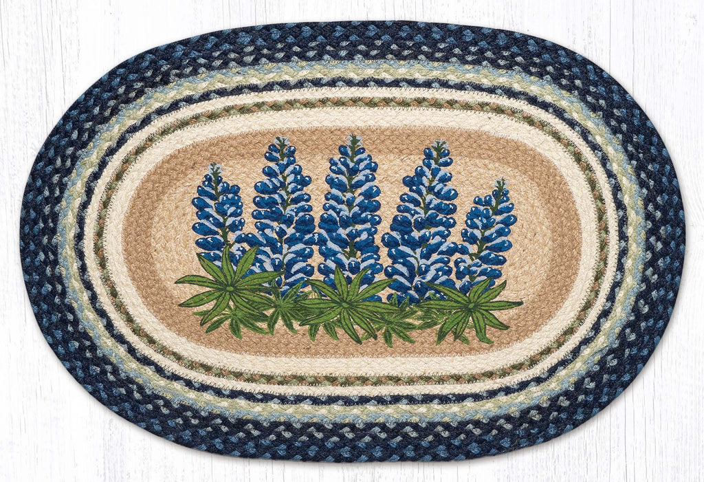 OP-062 Bluebonnet Oval Rug