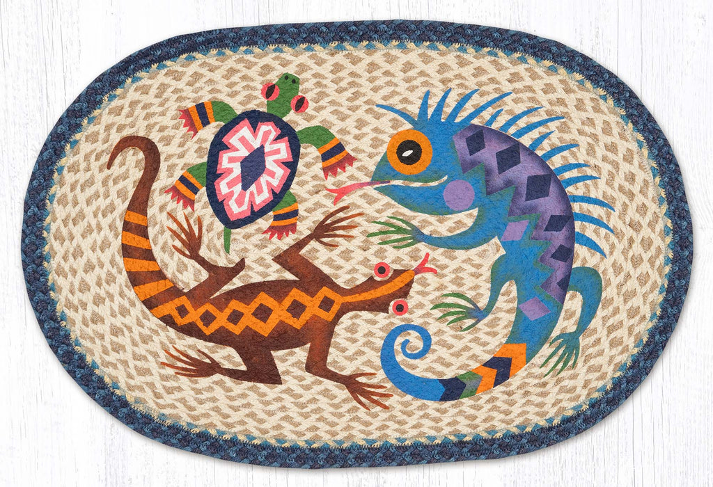 OP-872 Desert Dwellers Oval Rug