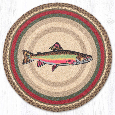 RP-244 Trout Round Rug