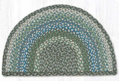SC-419 Sage/Ivory/Settlers Blue Braided Slice