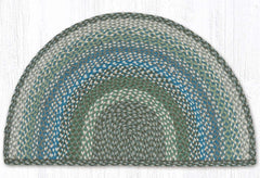 SC-419 Sage/Ivory/Settlers Blue Braided Slice
