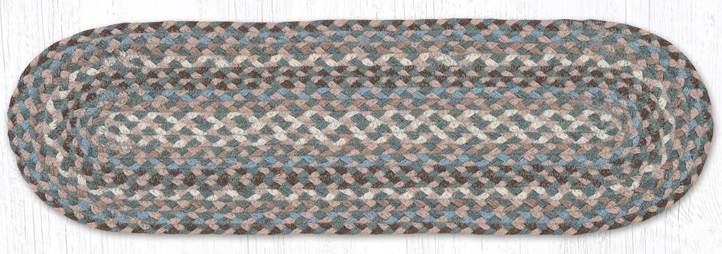 C-911 Taupe/Ivory/Light Blue Stair Tread
