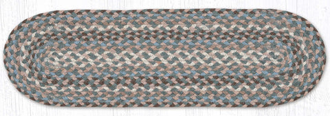 C-911 Taupe/Ivory/Light Blue Stair Tread