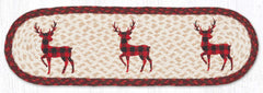 ST-OP-417 Red Plaid Deer Stair Tread