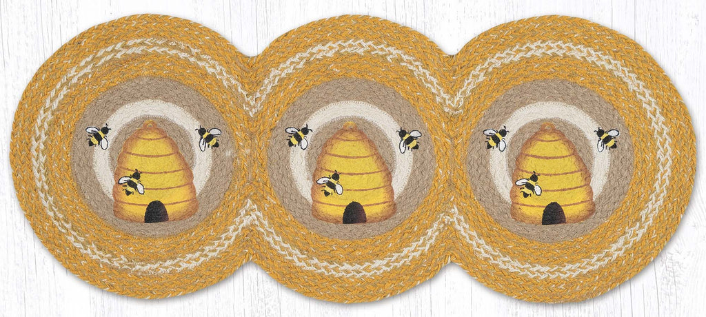 TCP-9-101 Beehive Tri Circle Table Runner