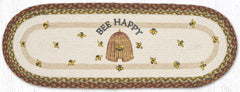 TR-300 Bee Happy Oval Table Runner