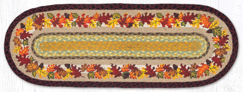 TR-395 Autumn Oval Table Runner