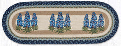 TR-062 Bluebonnets Oval Table Runner