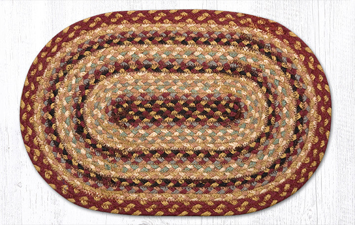 MS-357 Burgundy/Gray/Cream Miniature Trivet