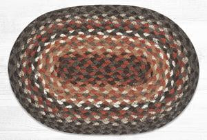 MS-787 Dark Brown/Taupe/Terracotta Miniature Trivet