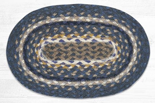 MS-790 Deep Blue/Golden Rod/Cream Miniature Trivet