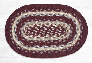 MS-791 Burgundy/Gray/Cream Trivet