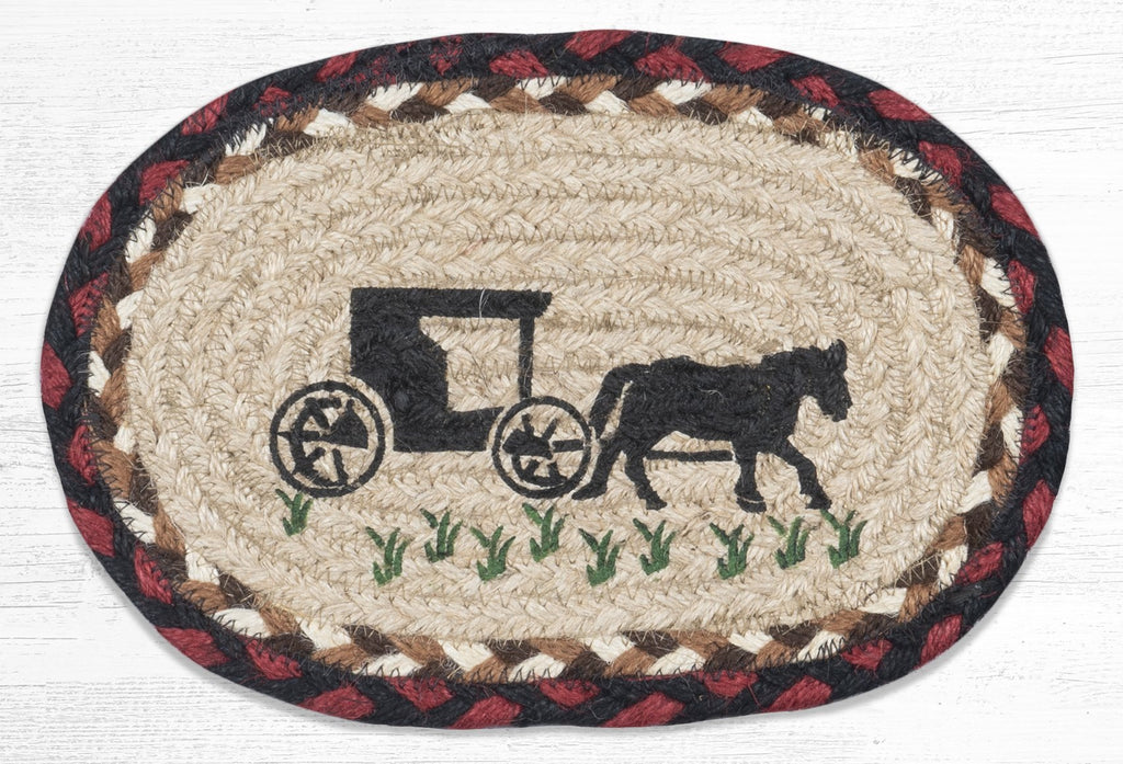 OMSP-319 Amish Buggy Swatch 7.5"x11"