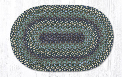 C-503 Blueberries & Cream Braided Rug 20