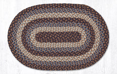 C-743 Blue Braided Rug