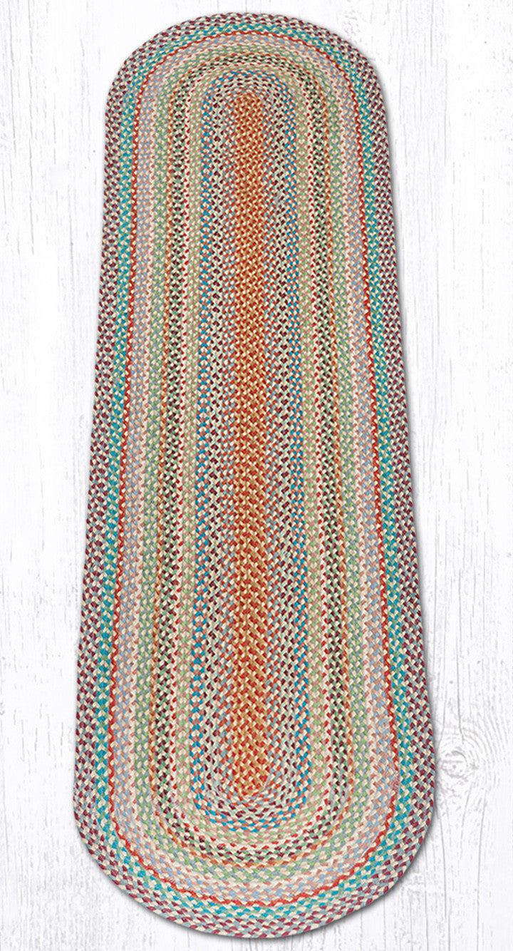 C-328 Multi 1 Color Braided Rug | The Braided Rug Place