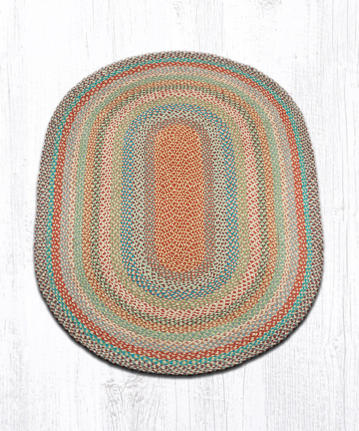 C-328 Multi 1 Color Braided Rug | The Braided Rug Place