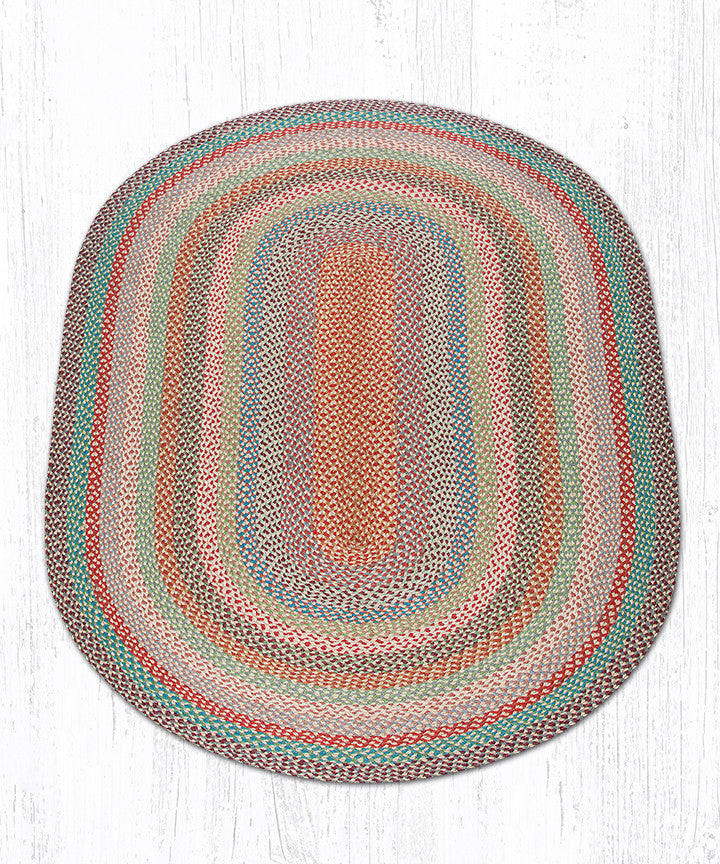 C-328 Multi 1 Color Braided Rug | The Braided Rug Place