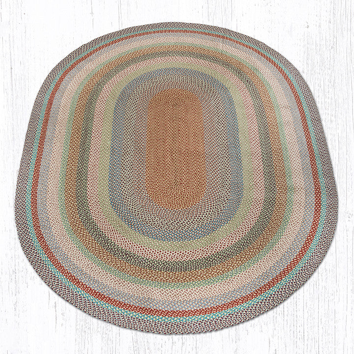 C-328 Multi 1 Color Braided Rug | The Braided Rug Place