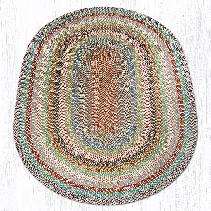 C-328 Multi 1 Color Braided Rug | The Braided Rug Place