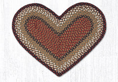 C-019 Burgundy and Mustard Braided Rug