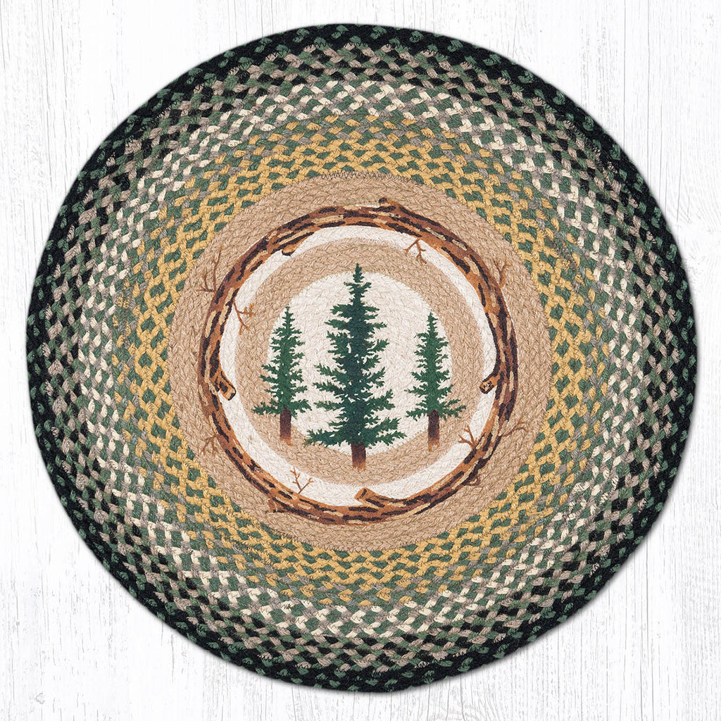 RP-116 Tall Timbers Round Rug