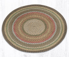 C-051 Fir and Ivory Braided Rug