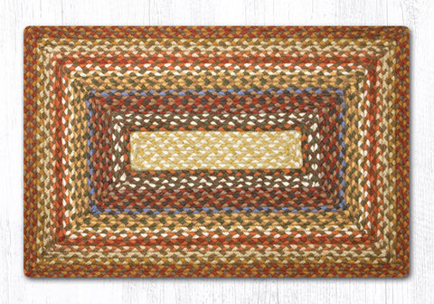 C-300 Honey/Vanilla/Giner Braided Rug Oblong / 20