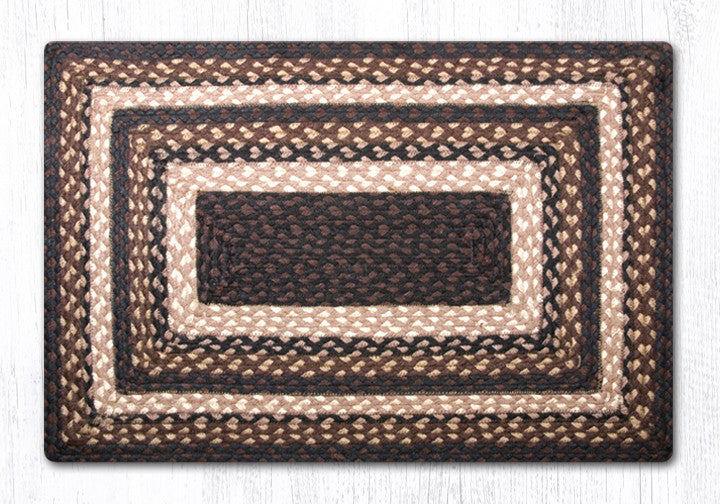 C-313 Mocha Frappuccino Braided Rug