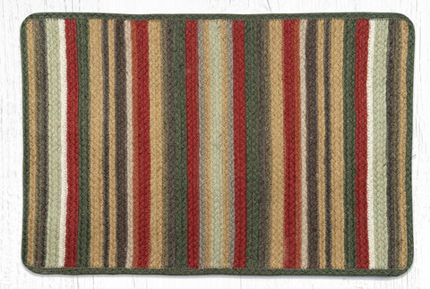 VR-300 Terracotta/Cactus Oblong Braided Rug