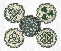 CNB-605 Irish Coasters In A Basket