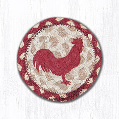 IC-519 Red Rooster Individual Coaster