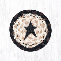 IC-313 Primitive Star Black Individual Coaster