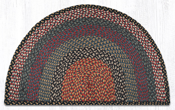 SC-043 Burgundy/Blue/Gray Braided Slice