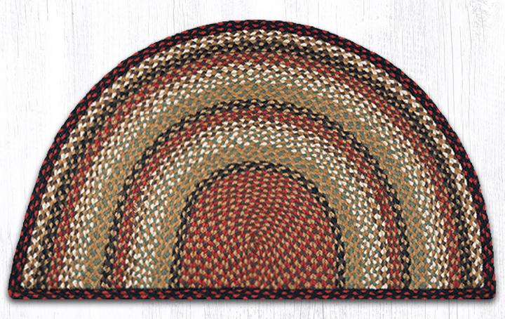 SC-319 Burgundy/Mustard/Ivory Braided Slice