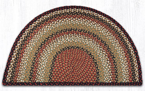 SC-319 Burgundy/Mustard/Ivory Braided Slice