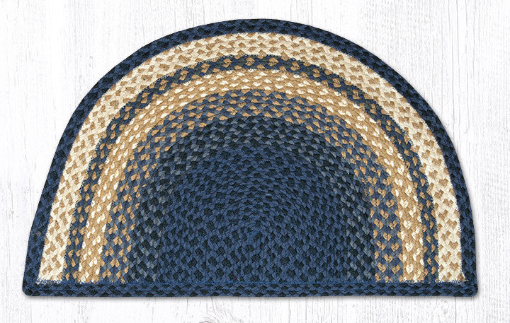 SC-079 Light Blue/Dark Blue/Mustard Braided Slice
