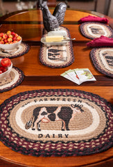 PM-OP-344 Farmhouse Cow Placemat 13"x19"