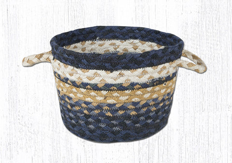 UB-079 Light & Dark Blue/Mustard Utility Basket