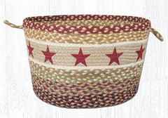 UBP-357 Burgundy Star Utility Basket