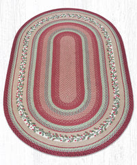 OP-390 Cranberries Oval Rug