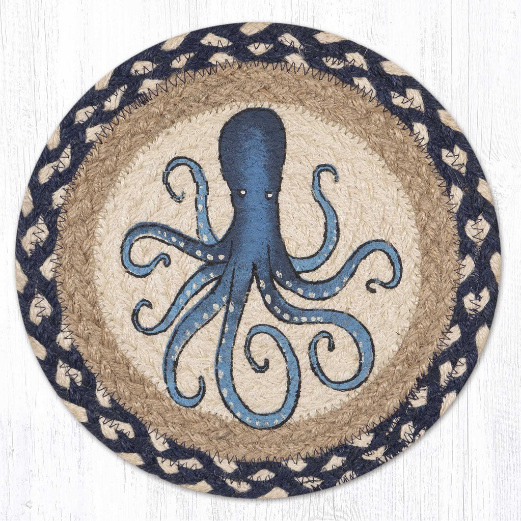 MSPR-830 Blue Octopus 10" Trivet
