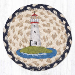 LC-830 White Lighthouse Trivet