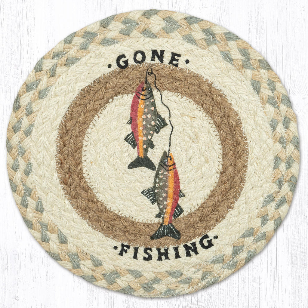 MSPR-658 Gone Fishing 10" Trivet