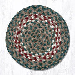 MS-009 Green/Burgundy Miniature Trivet